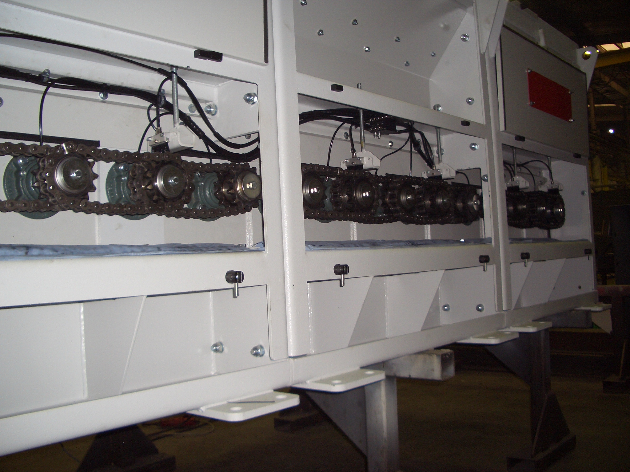 Zentralschmieranlage für eine Siebanlage montiert - Schmieren ohne Produktionsunterbrechung